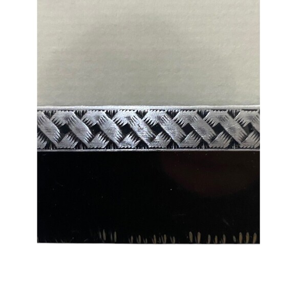 Nielsen Bainbridge Photo Frame Matte Black w/Sliver Rope Design For 8 X 10 Pic - Picture 7 of 7